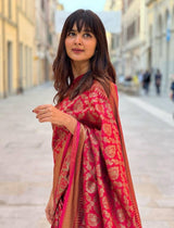 Binita Red Traditional Banarasi Silk