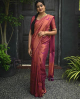 Nemesis Dark Pink Soft Silk Saree