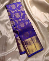 Akruti - Blue Banarasi Silk Saree with Zari Weaving Border