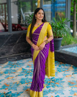 Kasavu – Banarasi Soft Silk Saree with Gold Zari Weaving and Timeless Charm