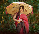 Pink Banarasi Soft Silk Saree