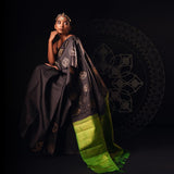 Majestic Black Soft Silk Saree
