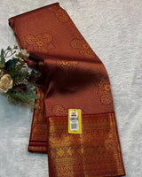 Ilkal – Banarasi Soft Silk Saree with Rich Zari Weaving and Minimal Design