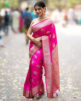 Pattu – Banarasi Soft Silk Saree in Refined Minimal Weave