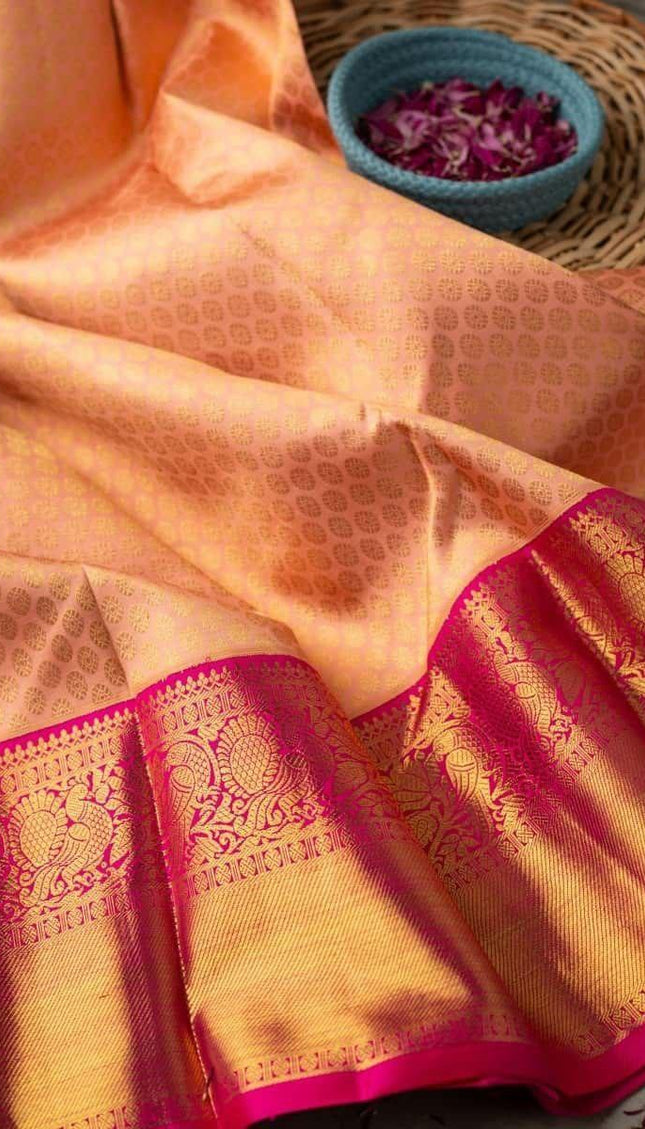 Valiba Pure heavy banarasi saree with rich pallu Latest Designer