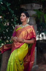 Lavish Green Banarasi Silk Saree