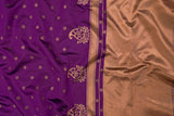 Lilac Purple Banarasi Silk Saree