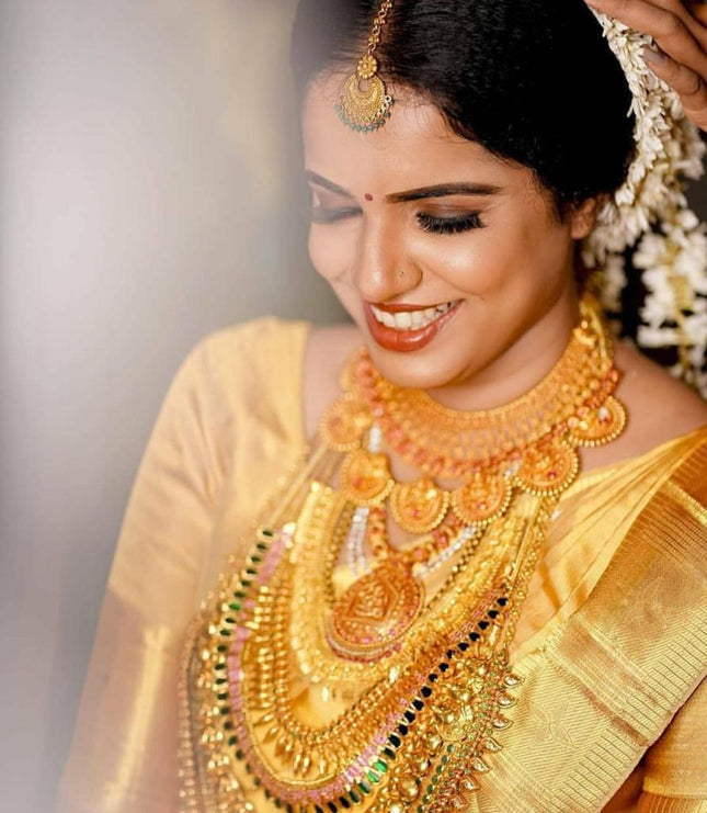 Leucous Yellow Woven Banarasi Silk Saree