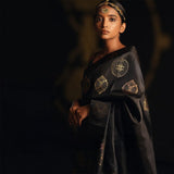 Majestic Black Soft Silk Saree