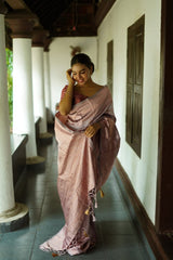 Flaunt Grey Soft Silk Saree