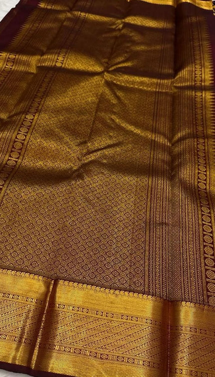 Aplomb Wine Soft Silk Saree