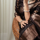 Ravishing Black Soft Silk Saree
