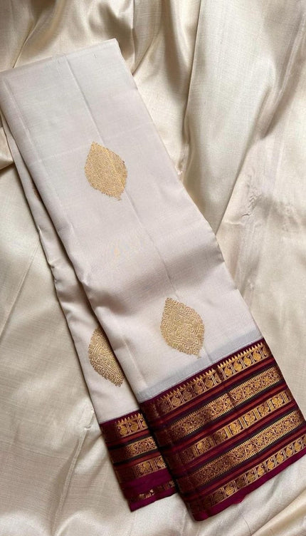 Amazing Off White Soft Silk Saree