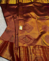 Ilkal – Banarasi Soft Silk Saree with Rich Zari Weaving and Minimal Design